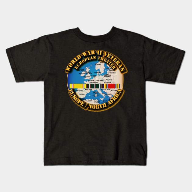 Europe - WWII Kids T-Shirt by twix123844